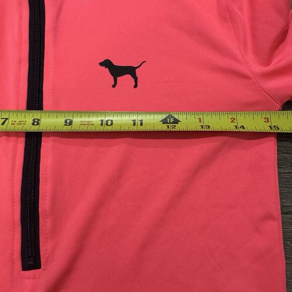 PINK Victoria’s Secret Ultimate 1/2 Zip Pullover Neon Pink  Long Sleeve Shirt XS - Picture 4 of 7